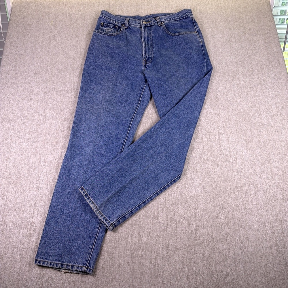 Faconnable Jeans Men Size 35R Medium Wash Boot Leg Classic Western Wear
